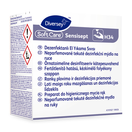 Soft Care Sensisept fertőtlenítő kéztisztító utántöltő 800ml (6db/#) - 100854165