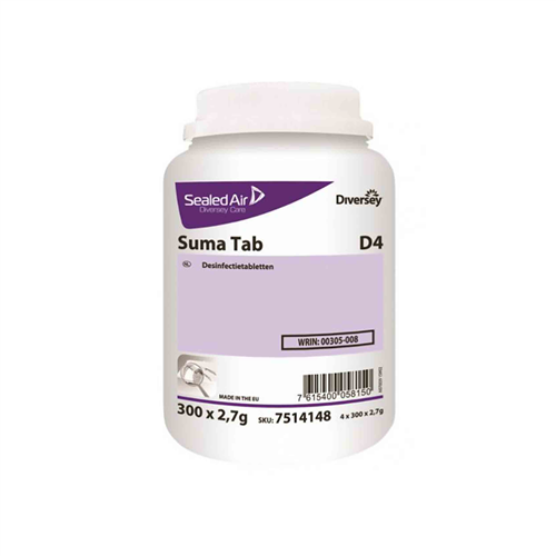 Suma Tab D4 klórtabletta általános fertőtlenítésre 300 db/doboz (4doboz/#) - 100950802