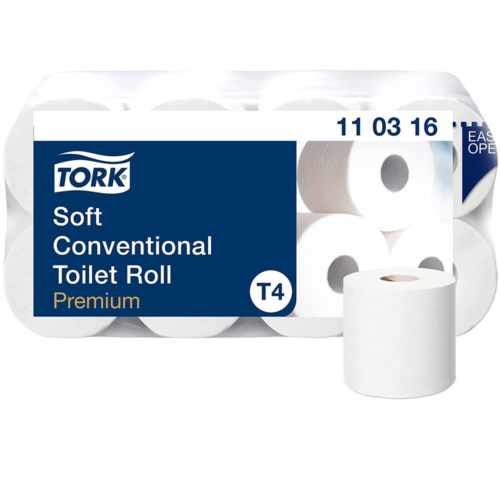 Tork toalettpapír T4 kistekercses Premium (3r., hófehér, 250lap/tek, 8tek/csg, 9csg/#)