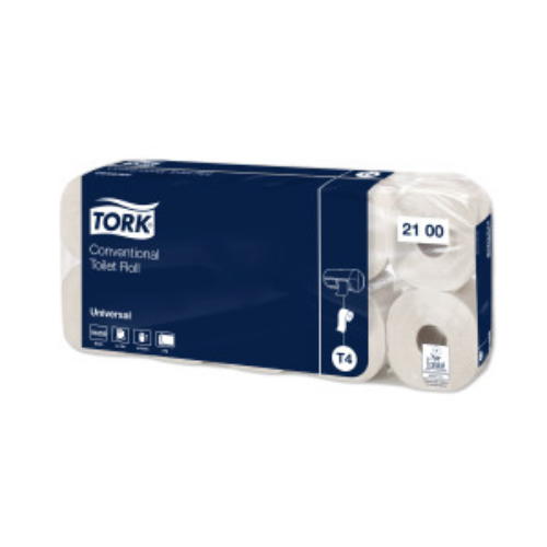 Tork toalettpapír T4 kistekercses Universal - 2r., fehér, 32,5m/tek, 250 lap, 10tek/csg, 7csg/# - 110794