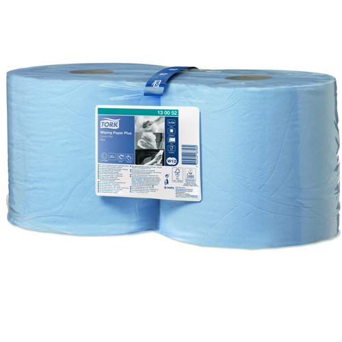 Tork ipari papír W1/W2 Advanced 420, 2r., kék, 255m/tek, 2tek/#