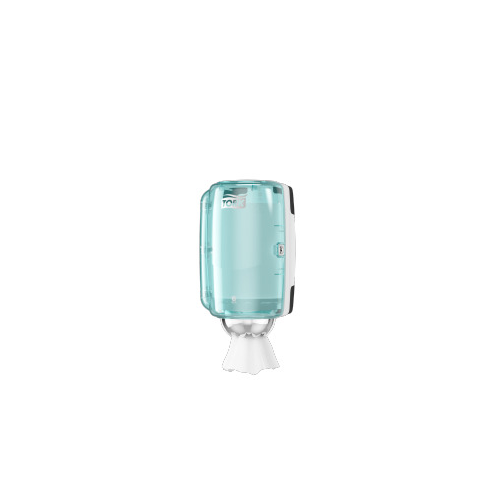 Tork adagoló M1 belsőmag adagolású tekercsekhez, mini - ütésálló műanyag, fehér, türkiz