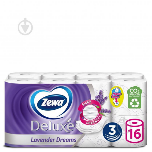 Zewa toalettpapír 3r., 150lap/tek, 16tek/csg, 3csg/#, Lavender Dreams - AKCIÓ