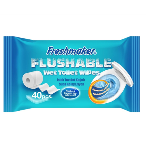 Freshmaker nedves toalettpapír 40db/csg