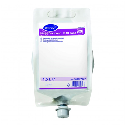 Suma Bac conc D10 fertőtlenítő hatású tisztítószer 1,5L (4db/#) - G12229